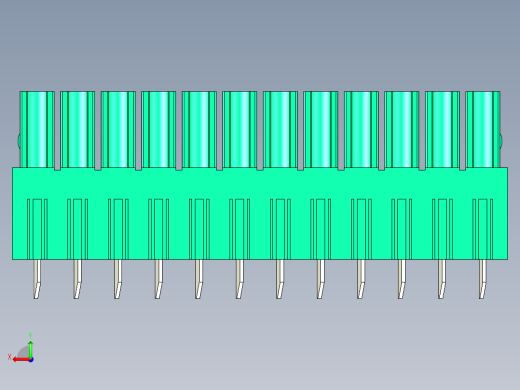 DEGSON 15EDG 系列 3.5mm 插拔式接线端子 FullPack-15EDGB-3.5-12P-14-00AH后视缩略图