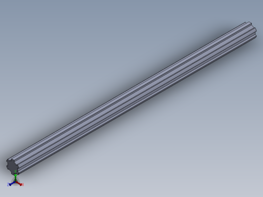 SPLS 11x14x250 - 6.SLDPRT正等轴测缩略图