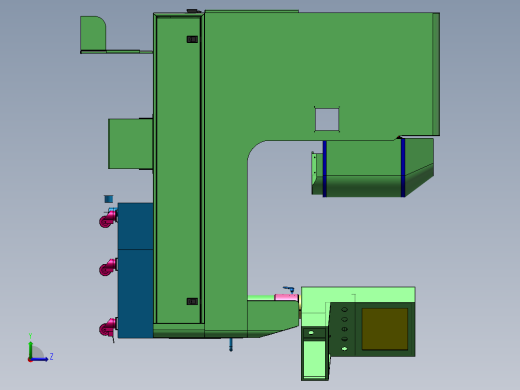 精雕机外壳左视缩略图