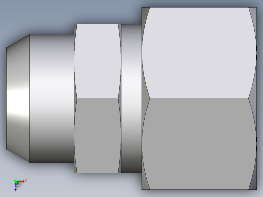 卡套式工业通用硬管接头EO_Weld_connector_AS15L俯视缩略图