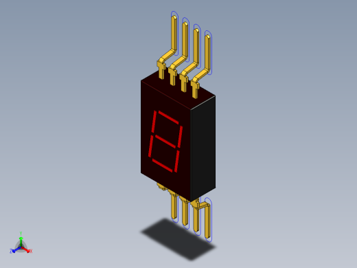 光电元件封装-ALS320正等轴测缩略图
