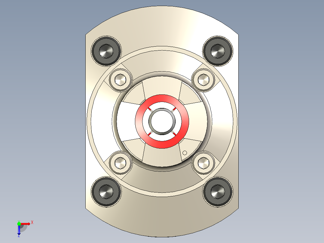 KOSMEKSFA1000-G0N-070-H70多系列多零件图纸模型多系列多零件图纸模型俯视图