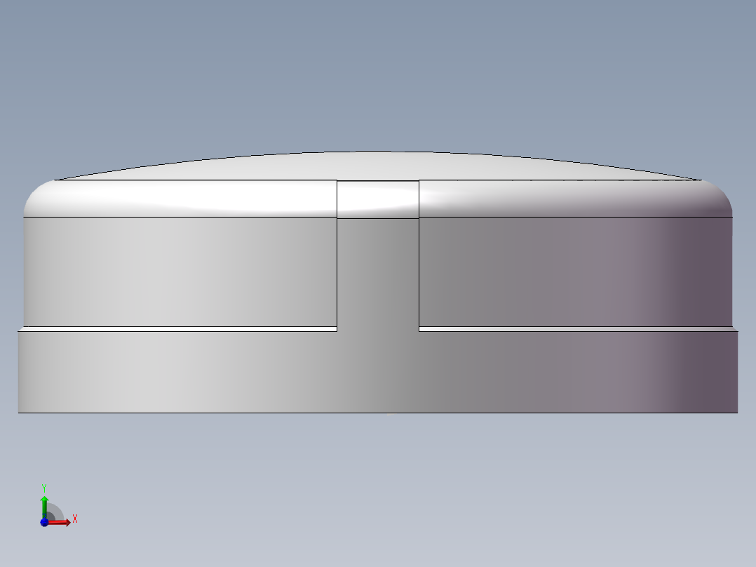 圆管帽 DN100前视图