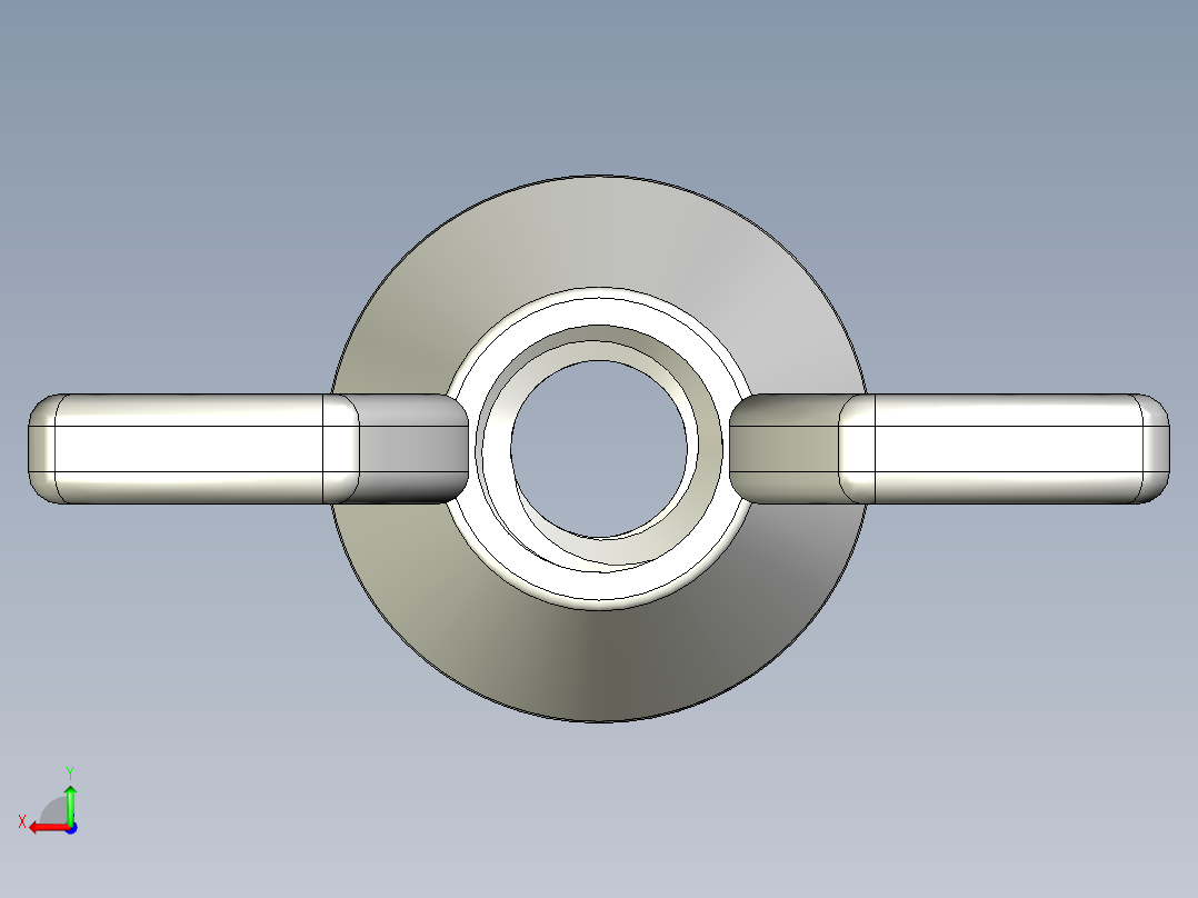 WING NUT 10-24 Thread size 27-64in Base Diameter.x_t后视图