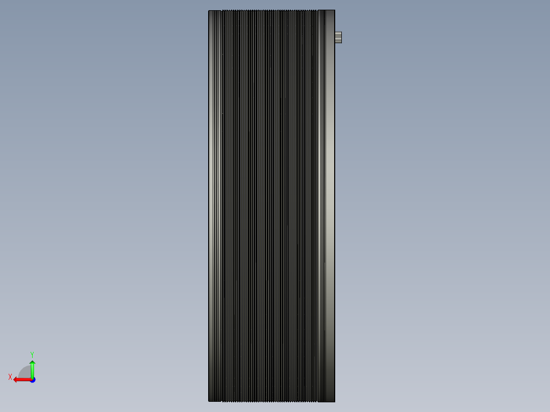 具有超高扭矩密度的TK无框架直接驱动电机后视图