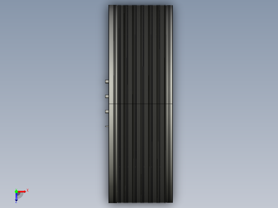 具有超高扭矩密度的TK无框架直接驱动电机俯视图