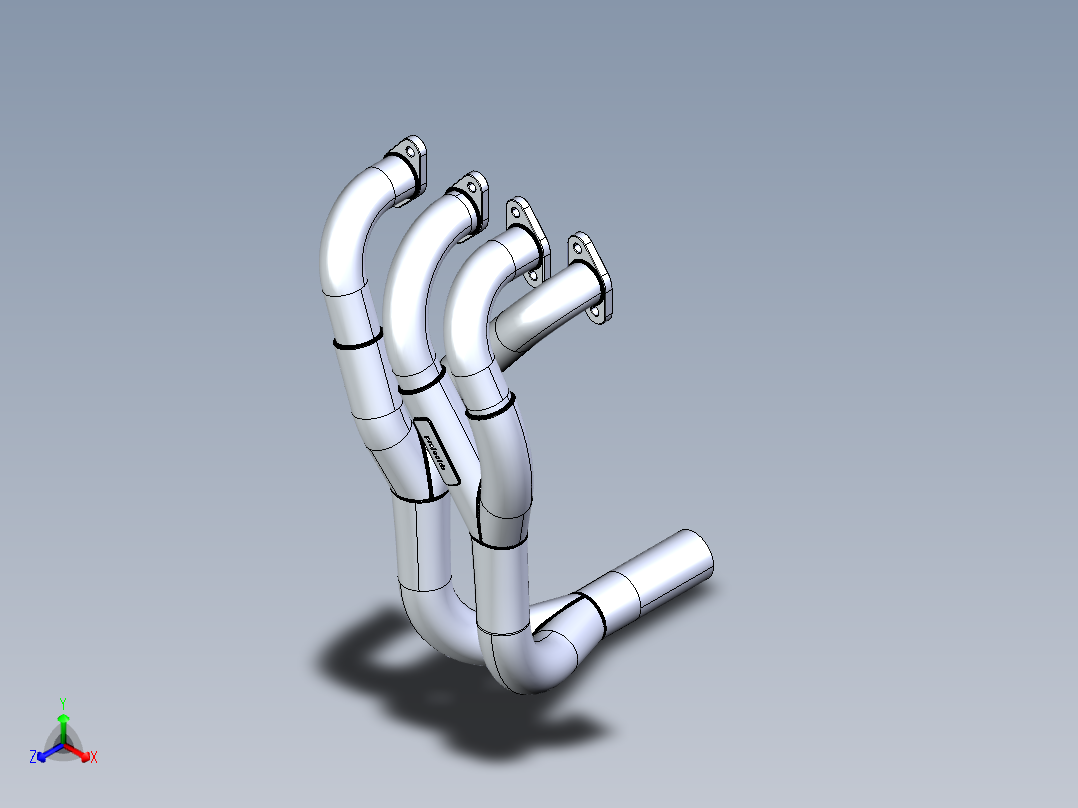 排气歧管3D模型