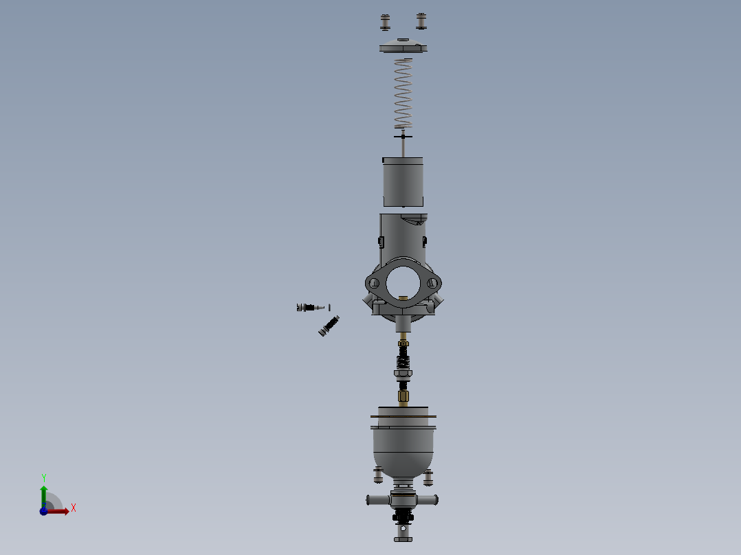 同心化油器前视图