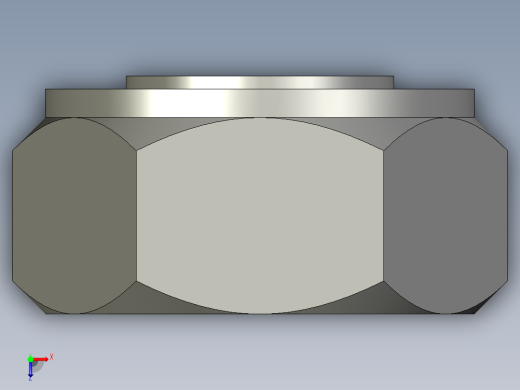 卡套式工业通用硬管接头20_fnu-s俯视缩略图