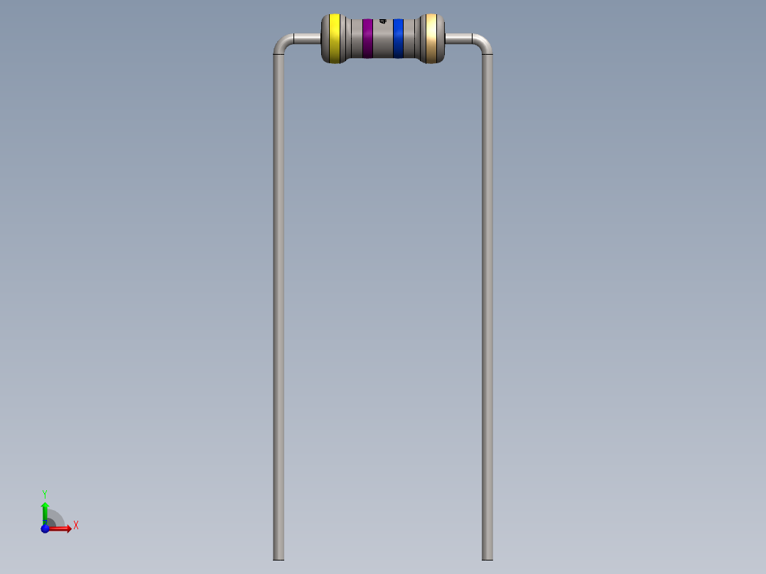 电容器 二极管 电阻器-Resistor 47M Ohm前视图