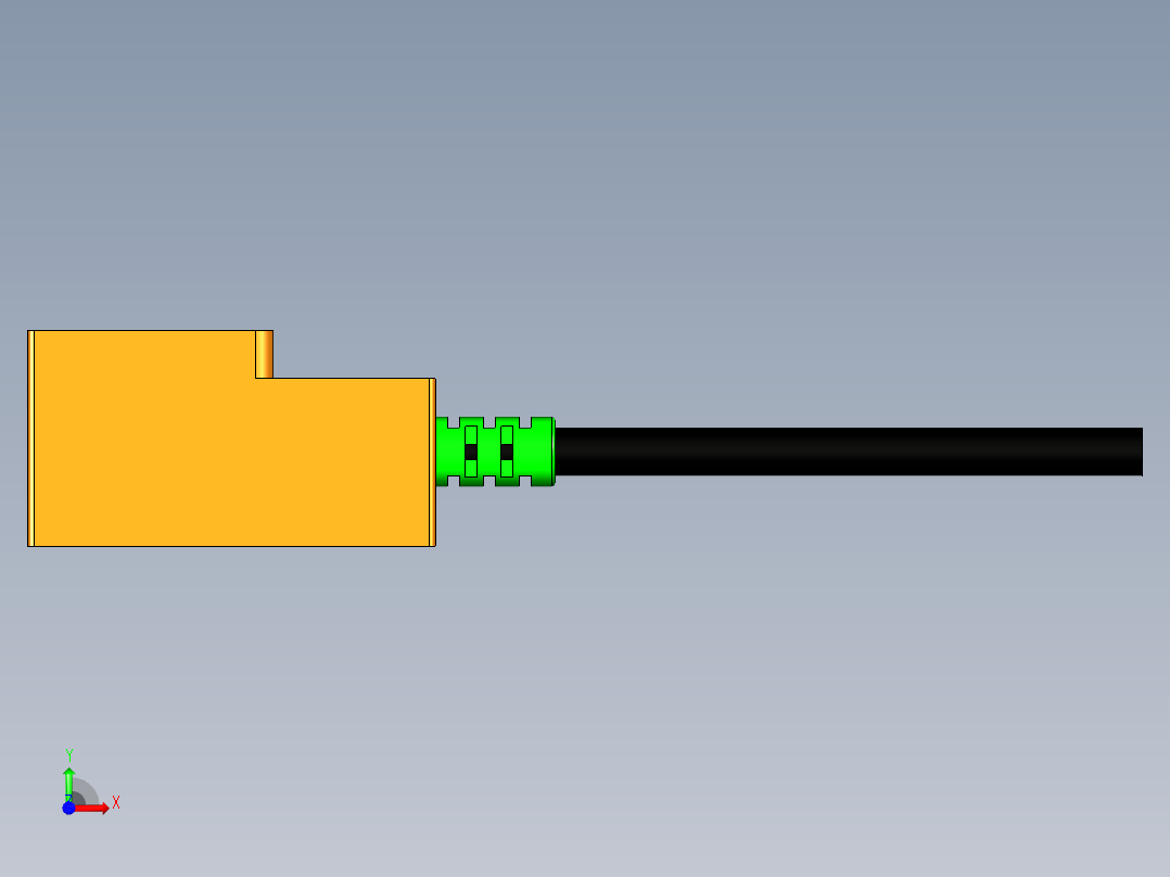 接近传感器SN04_3D_A1前视图