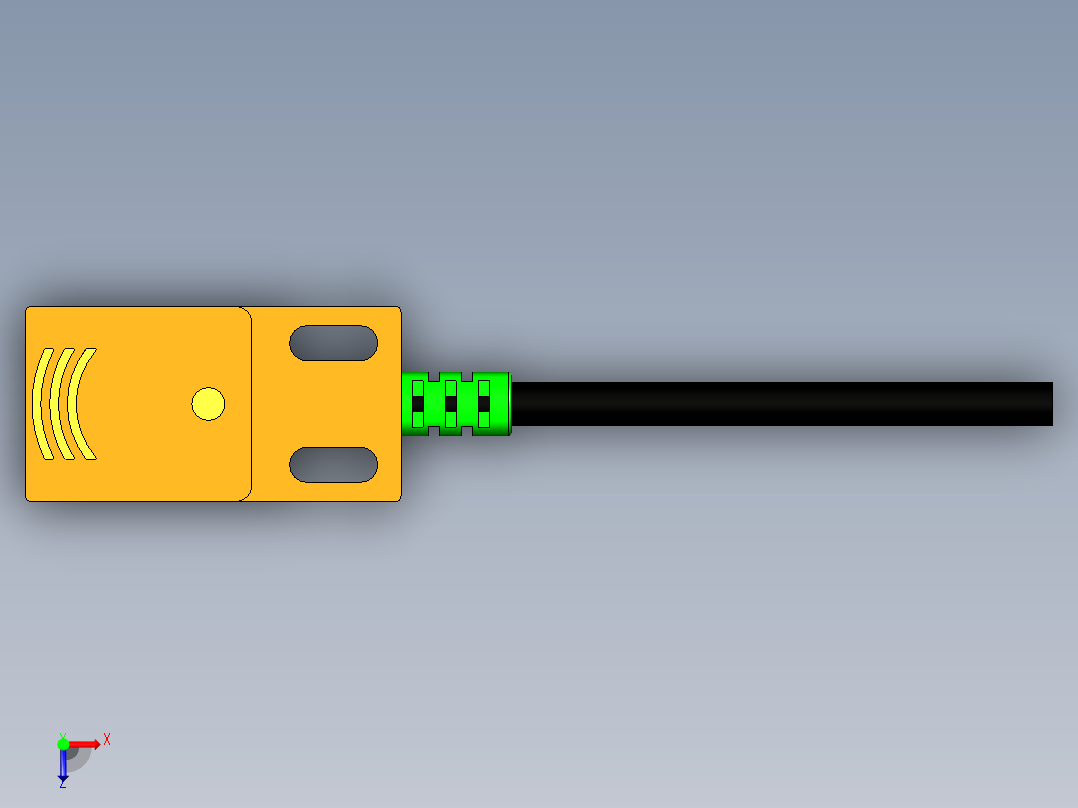 接近传感器SN04_3D_A1俯视图