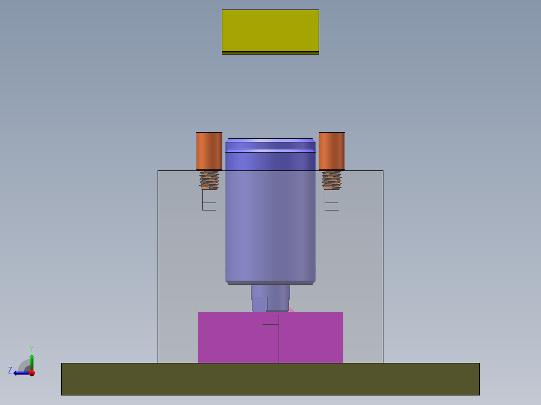 圆球平衡机构右视图