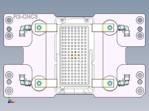 R3-笔记本CNC工装夹具三维模型CNC3-1204前视缩略图