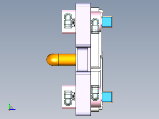 R3-笔记本CNC工装夹具三维模型CNC3-1204左视缩略图