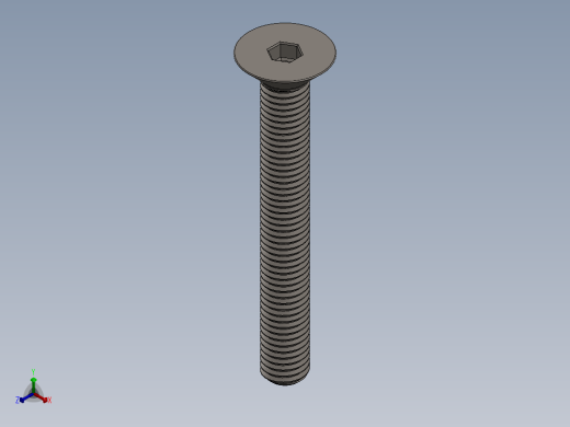 Screw_ISO_10642_M10x80_A2.SLDPRT正等轴测缩略图