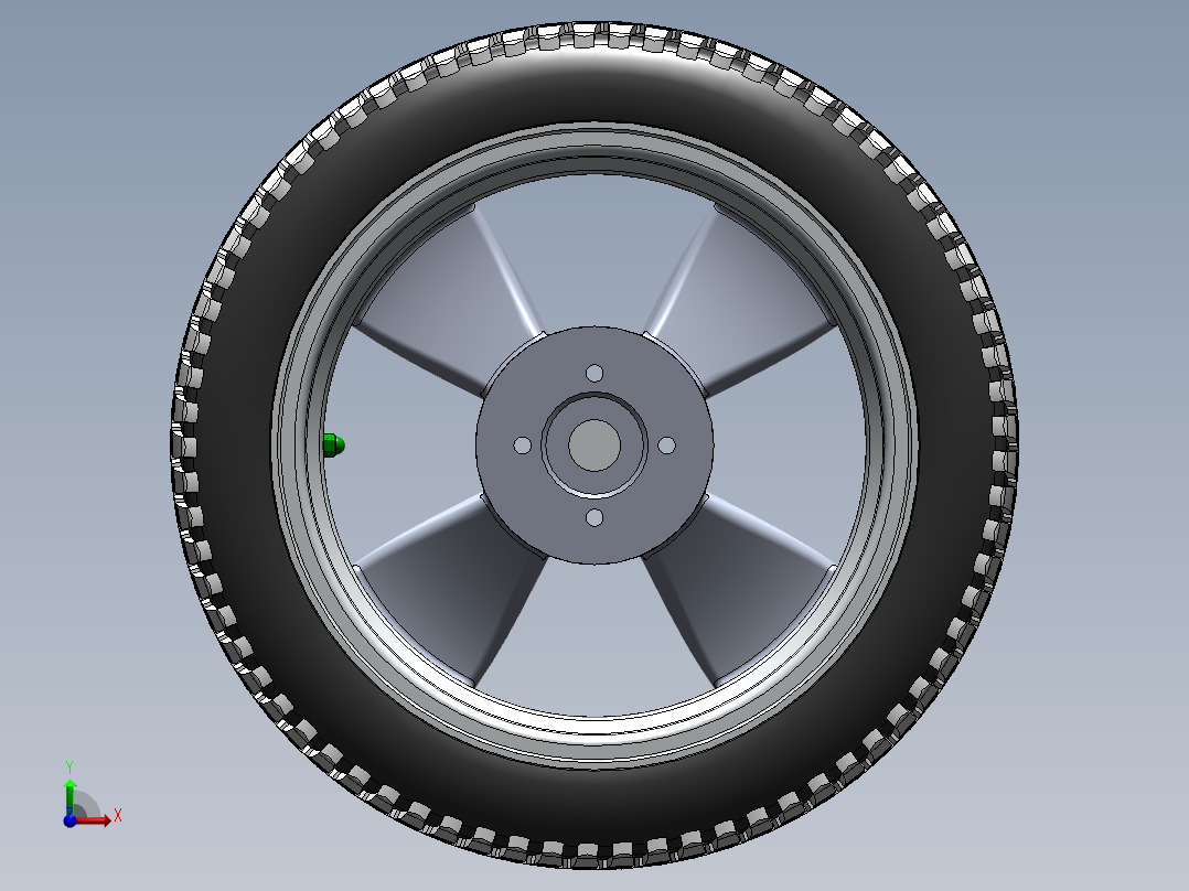 轮胎、车轮、轮毂(5)后视图