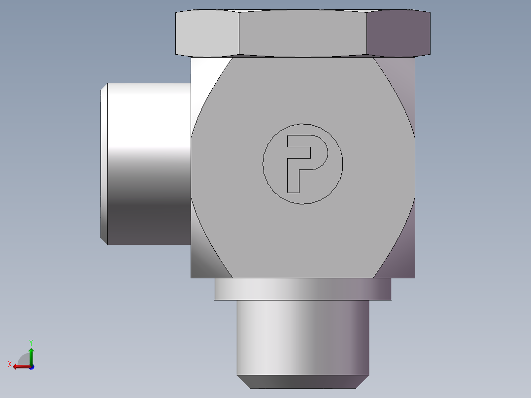 铰接式90度接头、1CI-22-18后视图