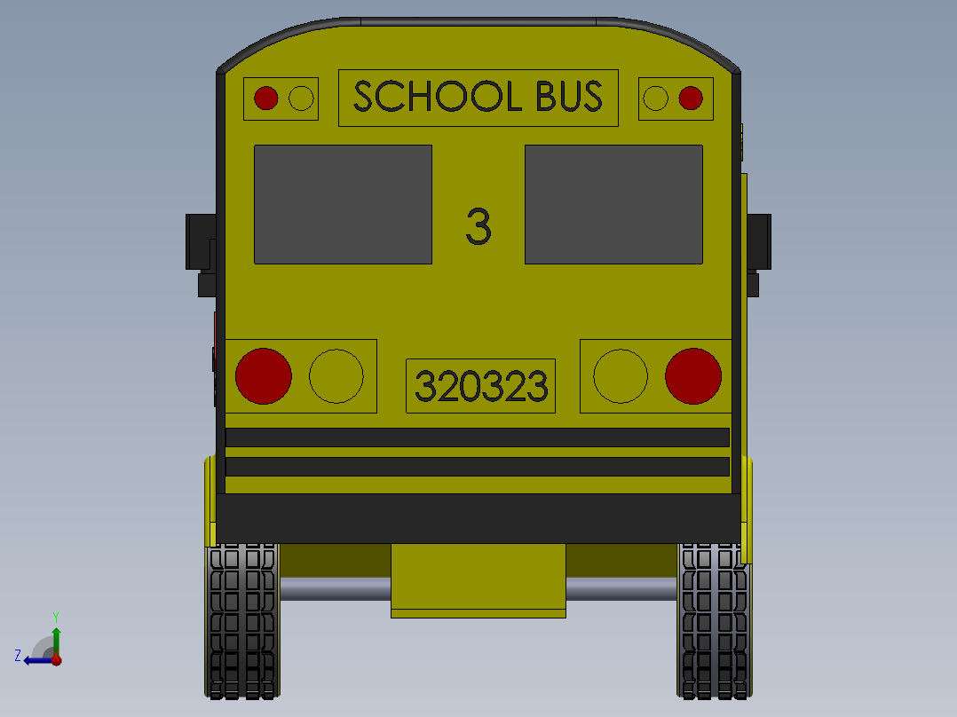 客车、公交车(36)右视图