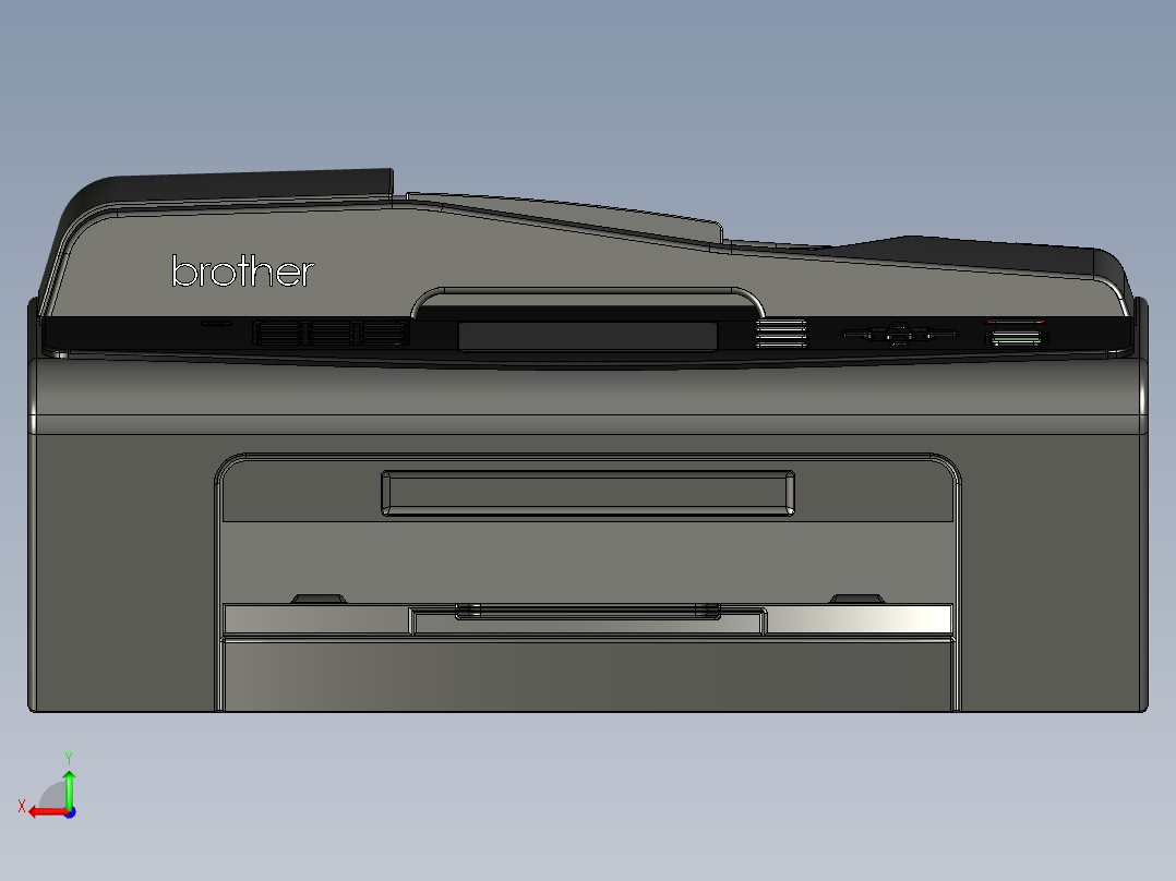 打印机(11)后视图