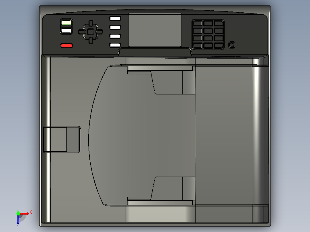 打印机(11)俯视图