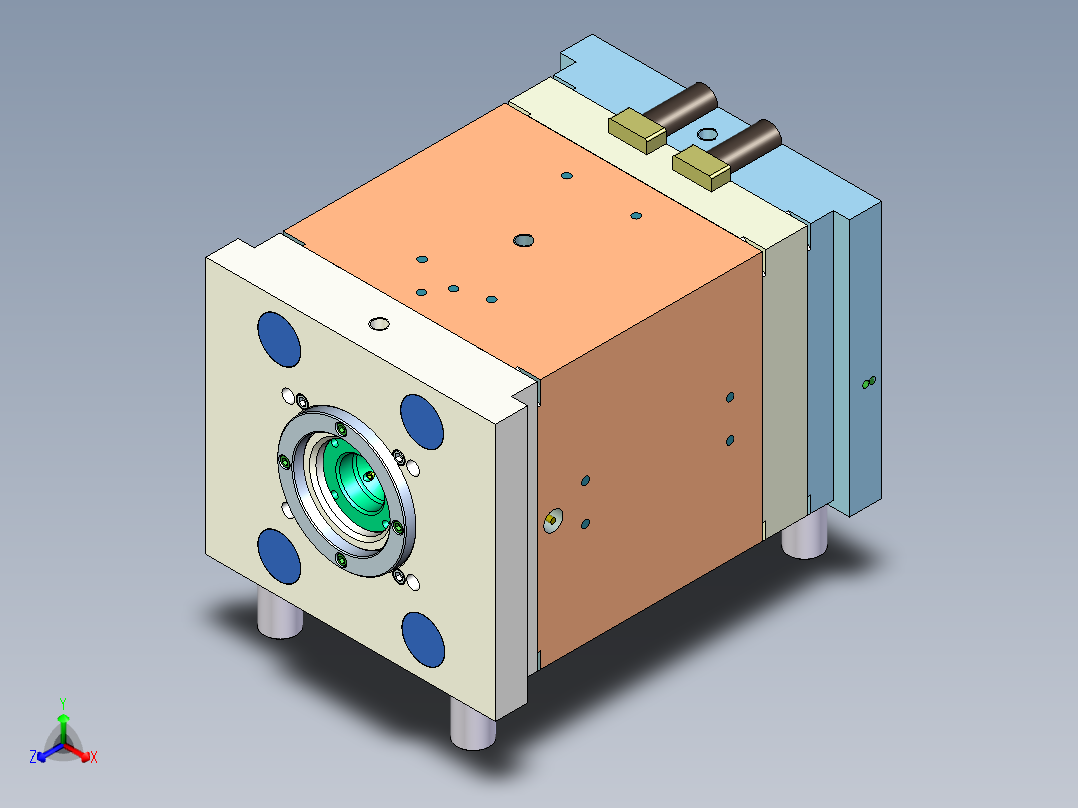 加湿器水箱（深腔推板出模）