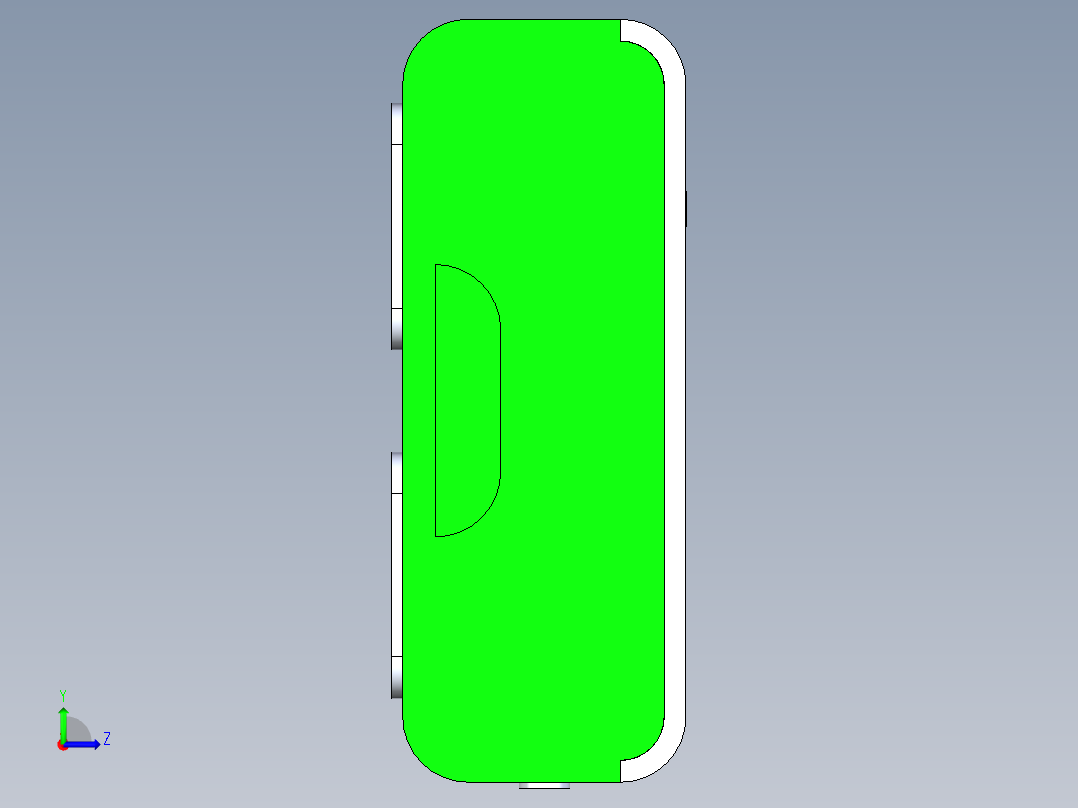 微信支付小方盒左视图