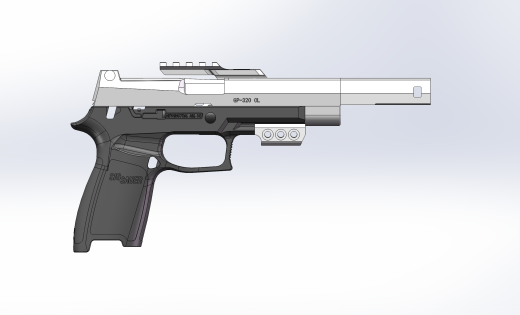 VFC P320 IPSC 包括滑套、枪管、制动器和瞄准镜安装座。四种不同款式供 X5 和 M17 使用。缩略图