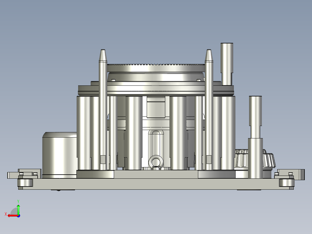 XXXXX08-01-01轮毂壳体托盘后视图