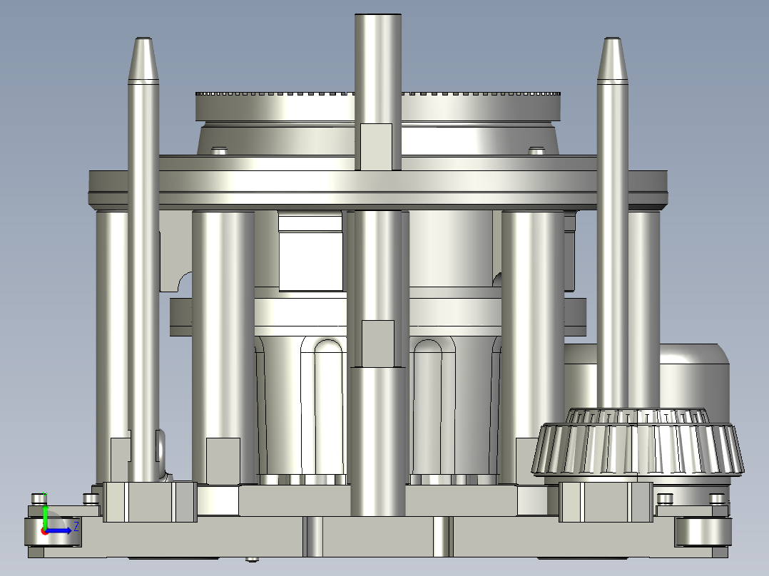 XXXXX08-01-01轮毂壳体托盘左视图