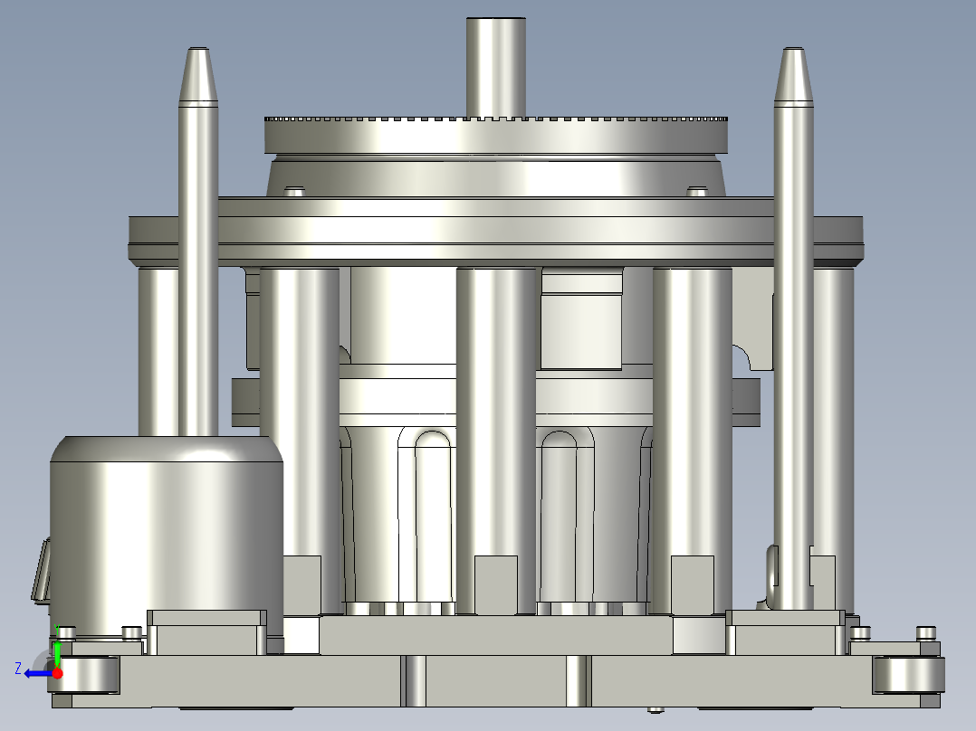 XXXXX08-01-01轮毂壳体托盘右视图