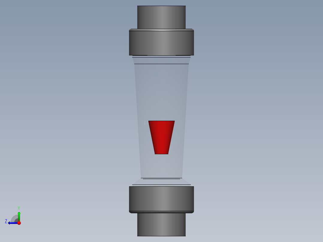 塑料转子流量计-UPVC DN15-DN150右视图