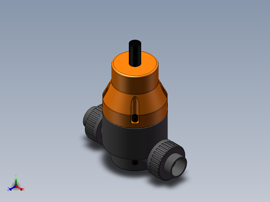 VALVE-ANGLE_DN20_PN10_U-PVC正等轴测图