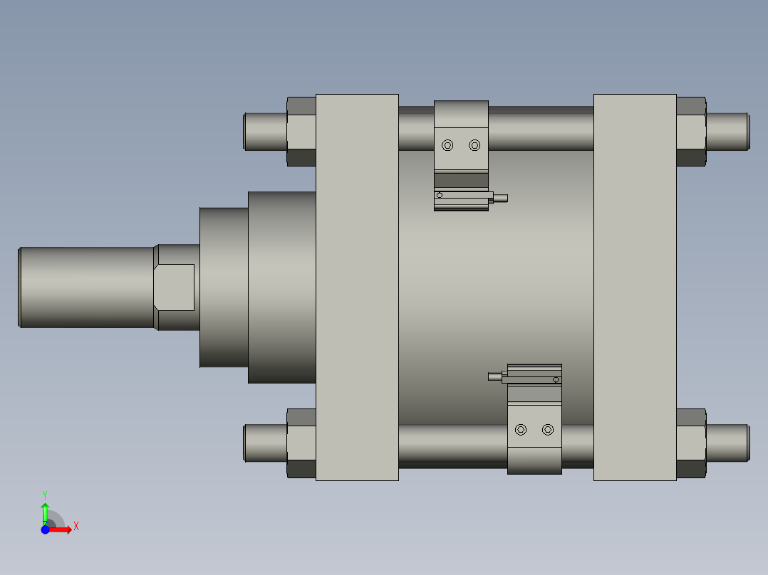 气缸CDS2B125-35-M9NL前视图