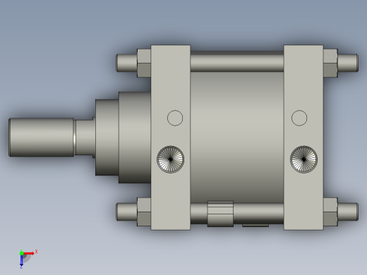 气缸CDS2B125-35-M9NL俯视缩略图