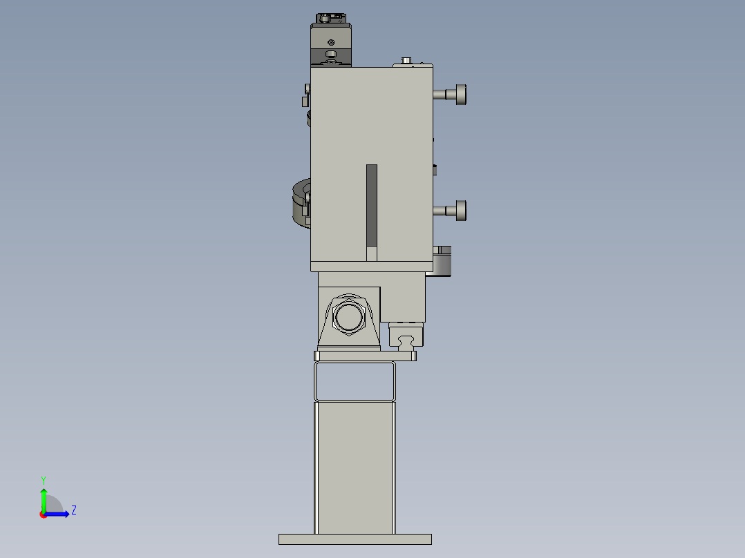 工位一移动光源组合2-a左视图