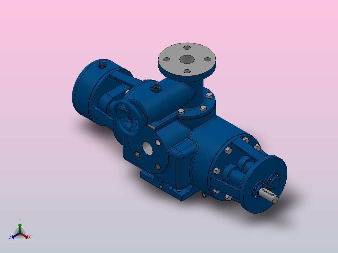 W.V系列双螺杆泵W2.1Z  W3.1Z  W4.1Z  W5.1Z[W2.1]主视图