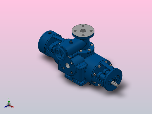 W.V系列双螺杆泵W2.1Z  W3.1Z  W4.1Z  W5.1Z[W2.1]正等轴测缩略图