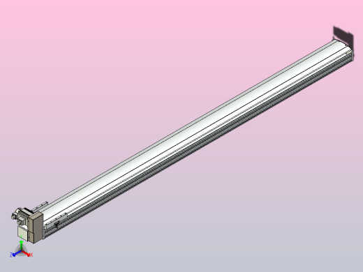 皮带直线轴半封闭可选导轨TPA-HNB-220D-176-L3050-RU-C-P1K-N3