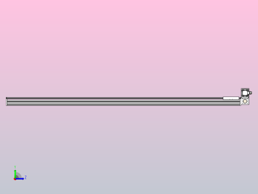 皮带直线轴半封闭可选导轨TPA-HNB-220D-176-L3050-RU-C-P1K-N3左视缩略图