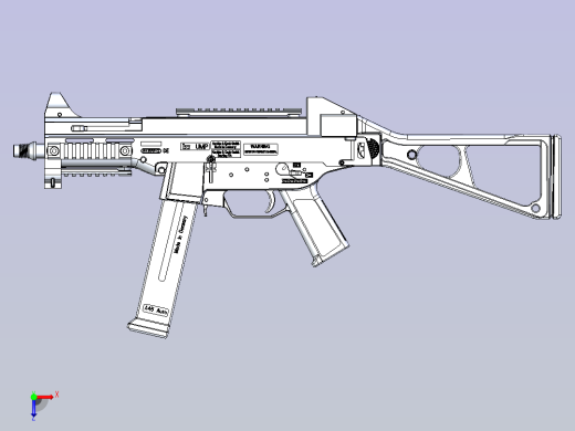 HK UMP-45 Reference Model俯视缩略图