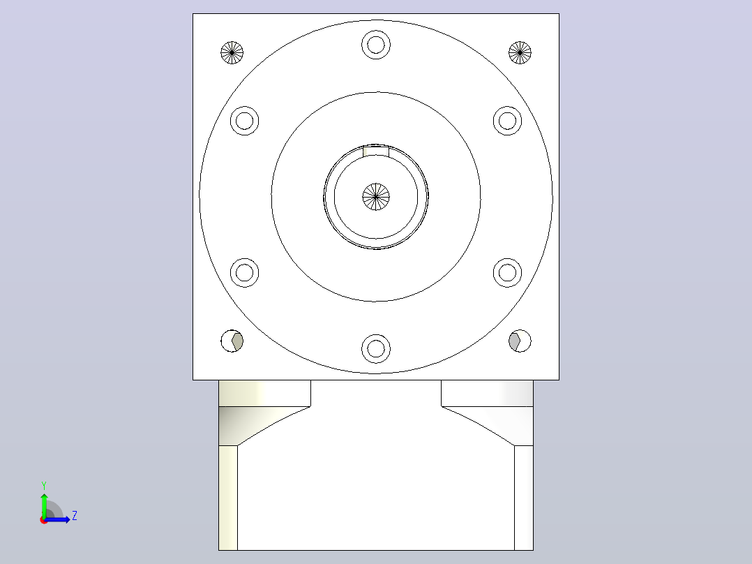 PW140单轴-1 22-110-145-M8换向器PW140单轴-1 22-110-145-M8左视图