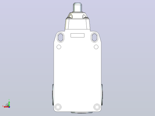 YBLX-P1_303_1C行程开关三维模型202107后视缩略图