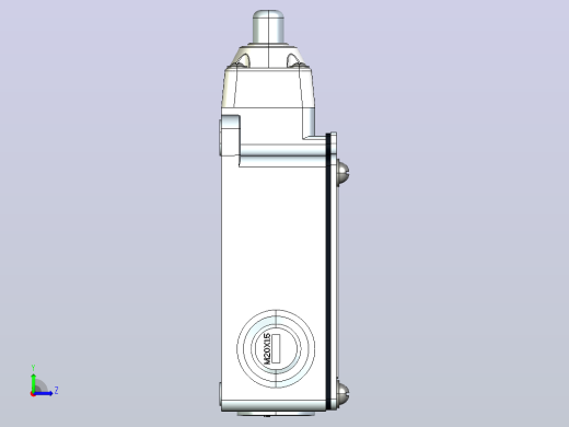 YBLX-P1_303_1C行程开关三维模型202107左视缩略图