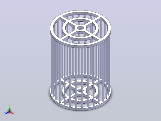 烟气缓冲器正等轴测缩略图