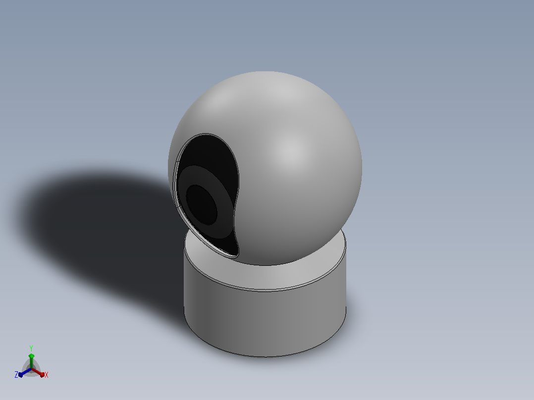 Solidworks中的小米相机设计正等轴测图