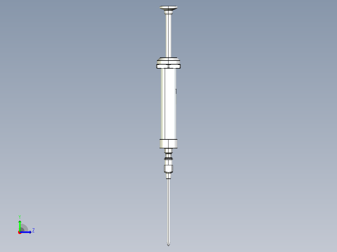 注射器左视图