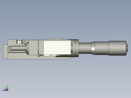 气动线性定位工作台MX80MT01C3D22X4系列右视缩略图