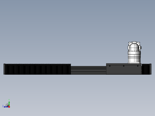 DMG170-LCR齿轮齿条模组直线滑台（电机左折）[DMG170-L16S600-DT750-A2D-LCR-P7]右视缩略图