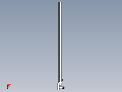 皮带直线轴半封闭可选导轨TPA-HNB-85S-90-L1700-ML-C-P20-N3俯视缩略图